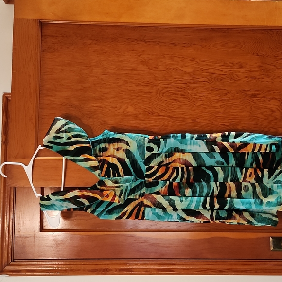 Bisou Bisou sleeveless, size 4, juniors, gently worn. Zipper up the back. - Picture 2 of 5